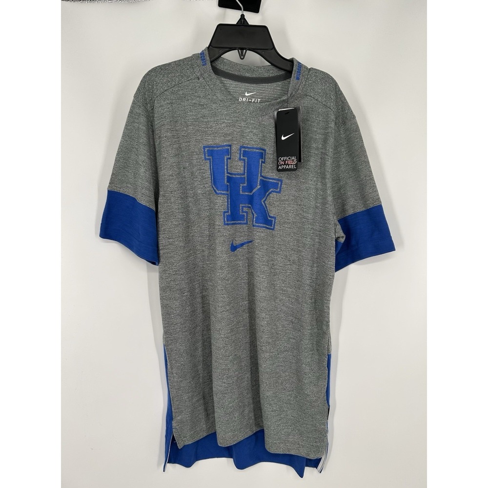 Kentucky Wildcats Nike Dri Fit On Field Apparel Short Sleeve Center Swoosh Sz‎ M